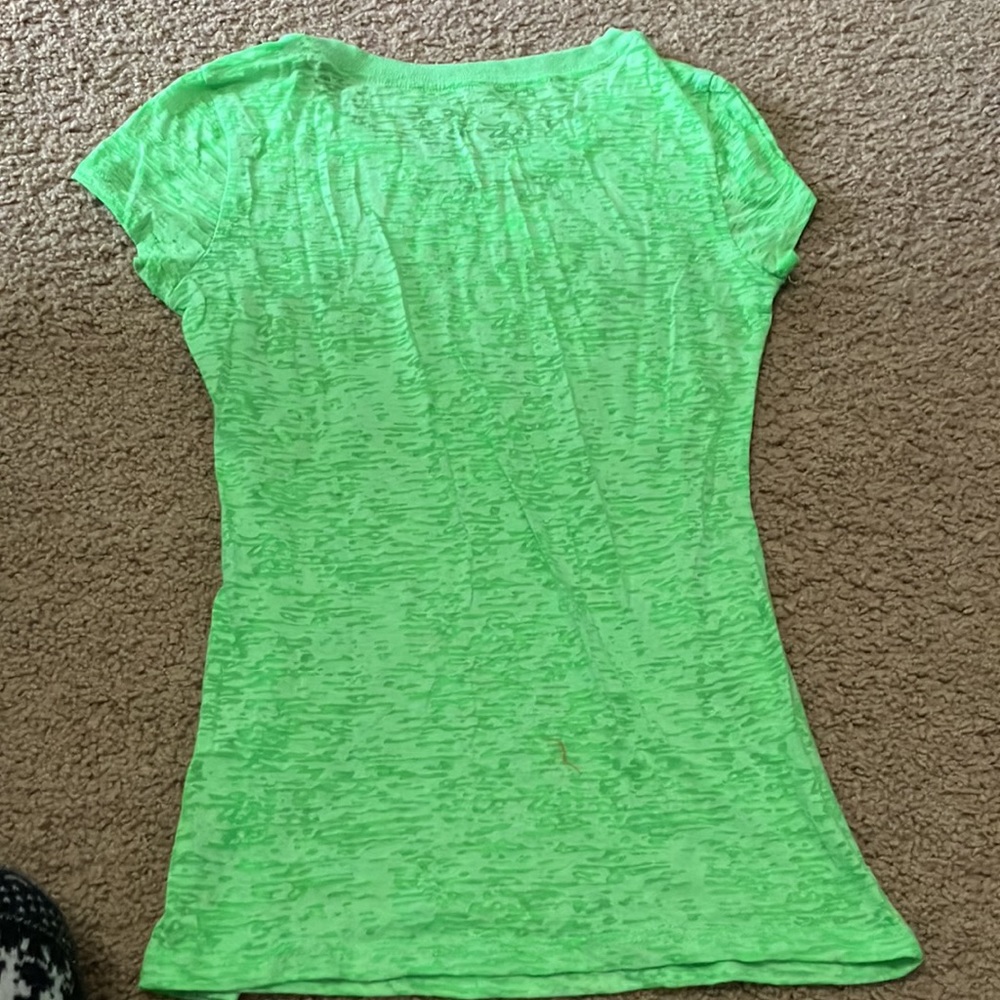 Green “is it too late to be good” Christmas shirt - Picture 4 of 4